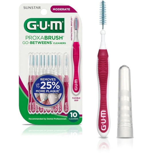 GUM Proxabrush Go Between Cleaners Moderate 10Ct