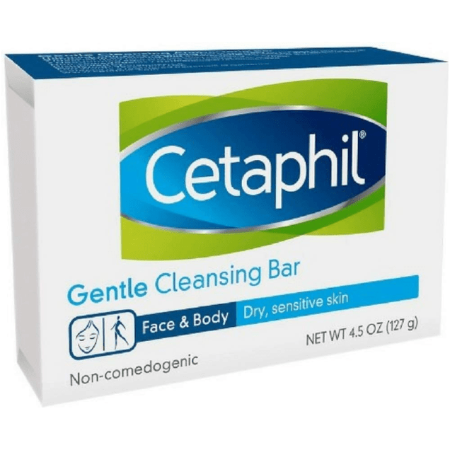 Cetaphil Gentle Cleansing Bar, Hypoallergenic  4.5 Oz