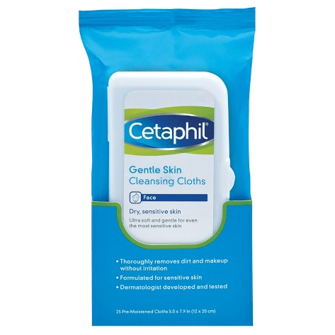 Cetaphil Gentle Skin Cleansing Cloths Unscented - 25ct