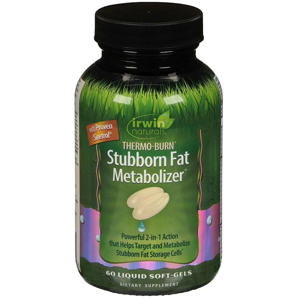 Irwin Naturals Thermo Burn Stubborn Fat Metabolizer 60 Liquid Softgel