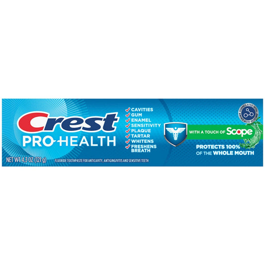 Crest Pro Health Toothpaste Plus Scope, Mint, 4.3 Oz