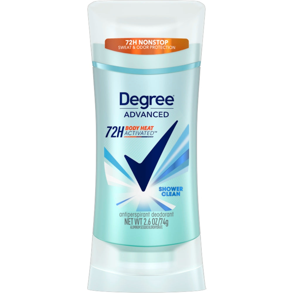 Degree Advanced Shower Clean Motionsense Antiperspirant Deodorant - 2.6 Ounce