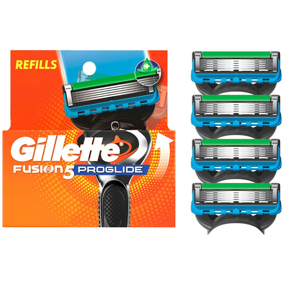 Gillette Fusion5 Pro Glide Razor Blades For Men, 4 Blade Refills