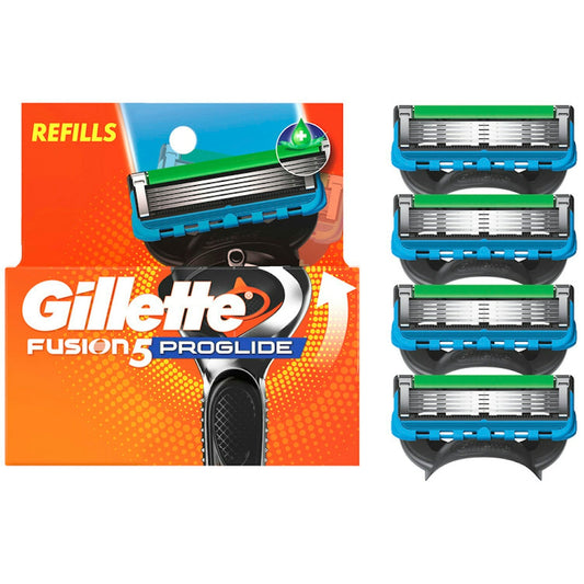 Gillette Fusion5 Pro Glide Razor Blades For Men, 4 Blade Refills