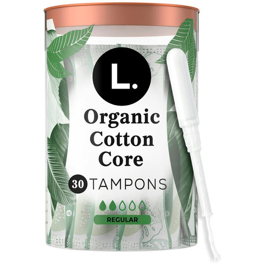 L. Organic Cotton Regular Absorbency Tampons