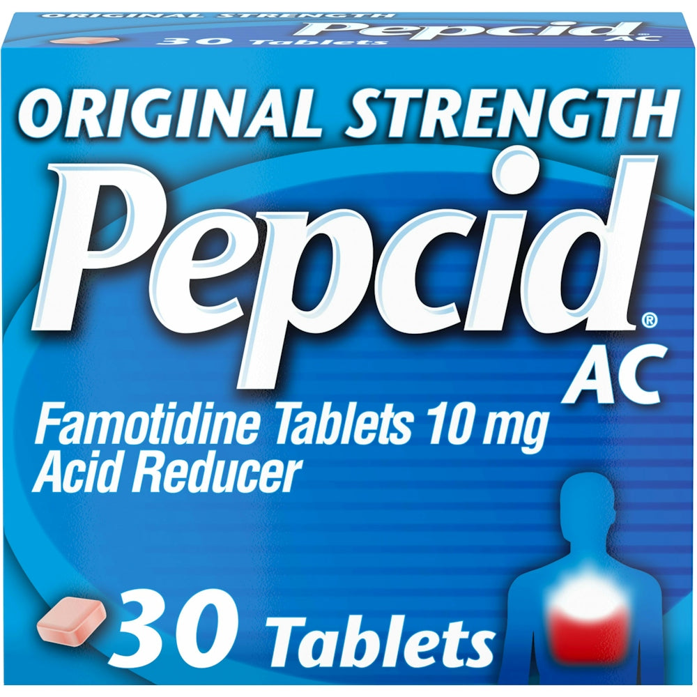 Pepcid AC Acid Reducer, Original Strength, 10 Mg, Tablets