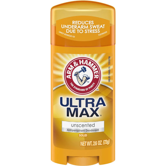 Arm & Hammer Ultra Max Solid Antiperspirant Deodorant Unscented
