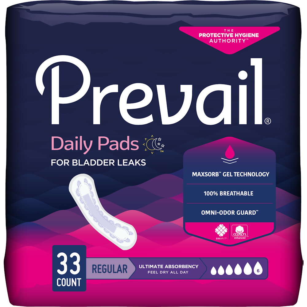 Prevail Bladder Control Pad, Ultimate Absorbency, Regular Length