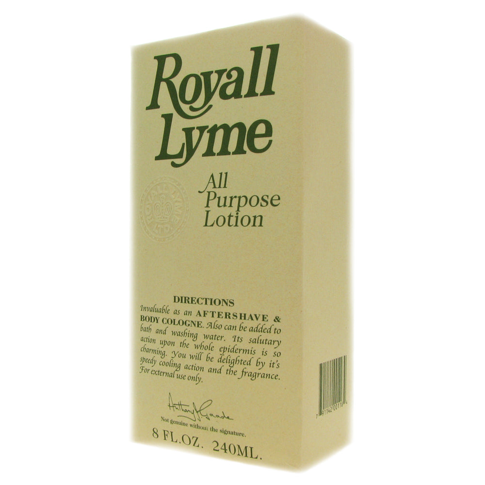 Royall Fragrances Lyme By 8 Oz All Purpose Lotion For Men