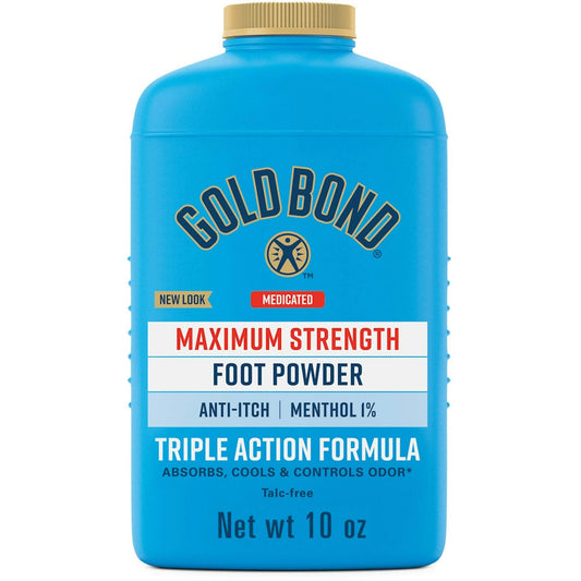 Gold Bond Foot Powder, Maximum Strength, Medicated 10 Oz