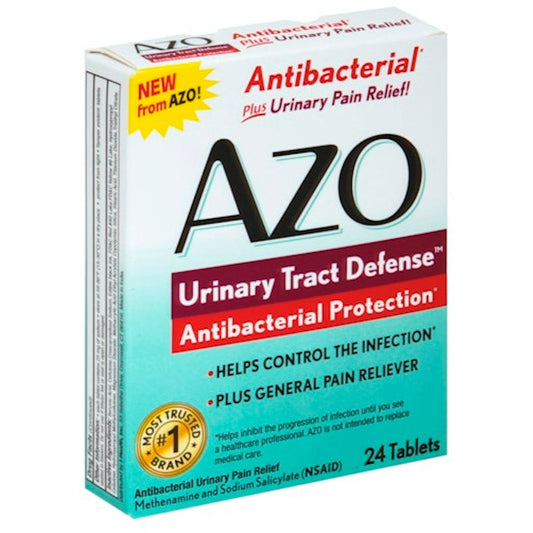 AZO Urinary Tract Defense, Antibacterial Protection, 24 Tablets