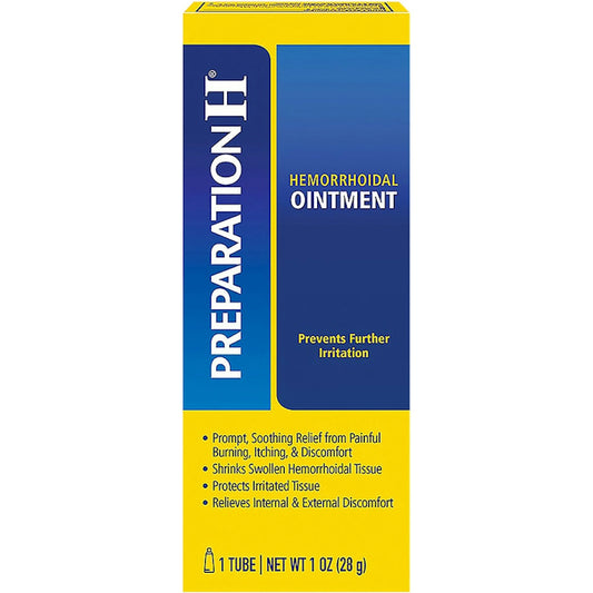 Preparation H Hemorrhoid Relief Ointment Tube, 1 Oz