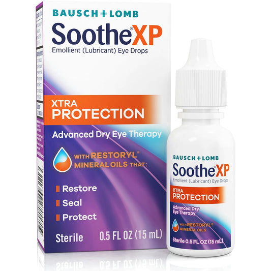 Bausch + Lomb Soothe Xtra Protection Dry Eye Drops 0.5 Oz