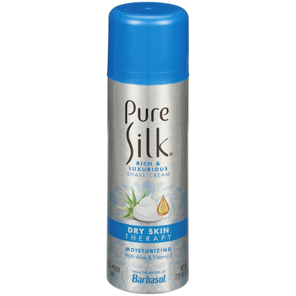 Pure Silk Shave Cream, Dry Skin Therapy, Rich & Luxurious
