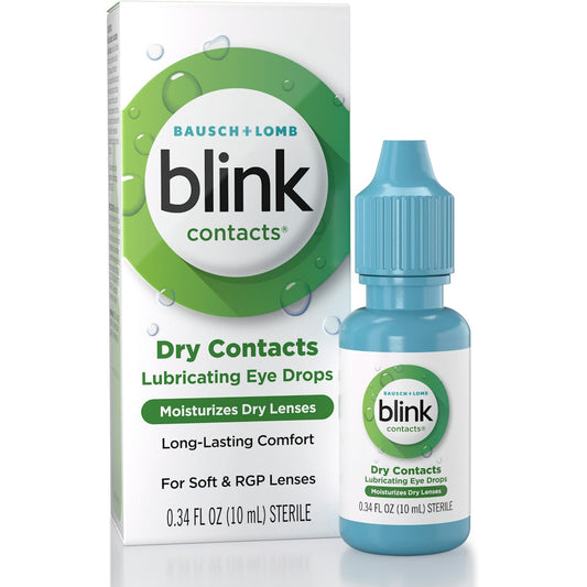 Blink Contacts Lubricating Eye Drops For Soft & RGP Lenses
