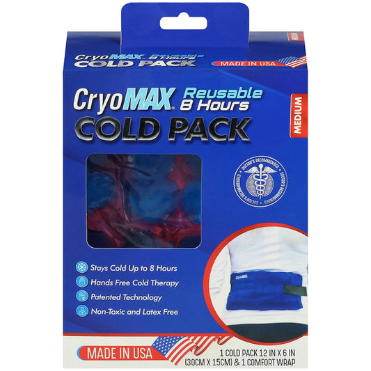 CryoMax Medium Reusable 8 Hour Cold Pack 12” 6