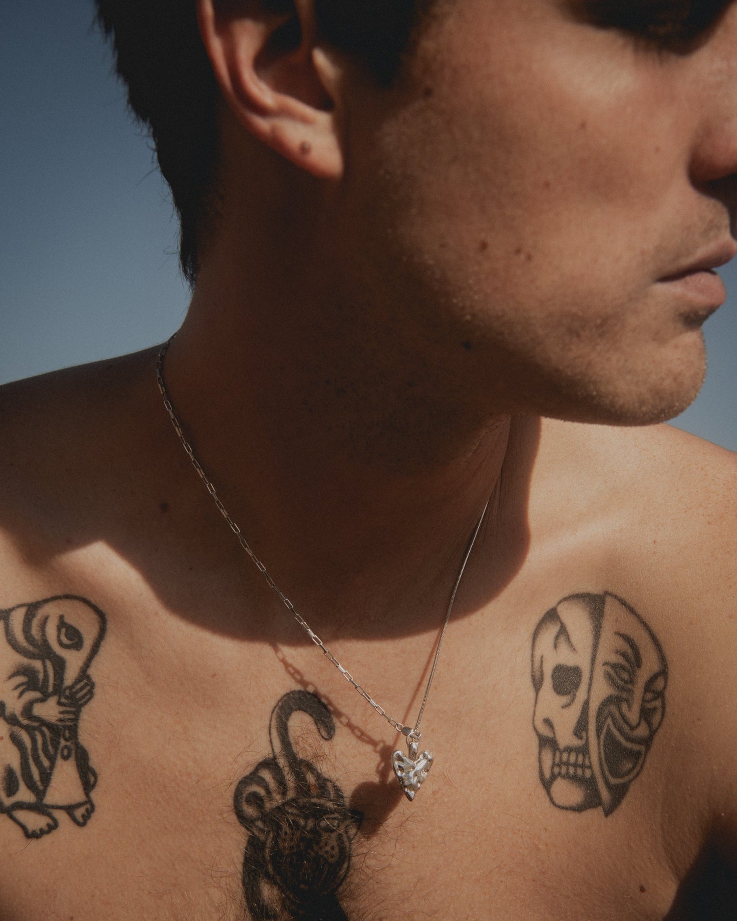 Jessie Beaten Heart Necklace
