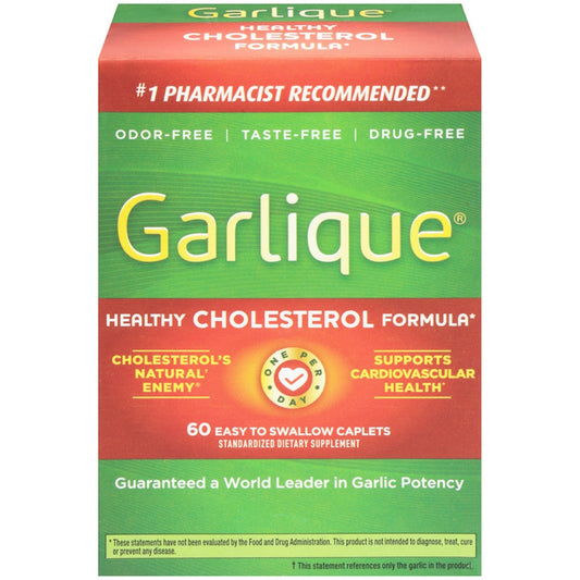 Garlique Healthy Cholesterol Supplement, Odor Free Garlic