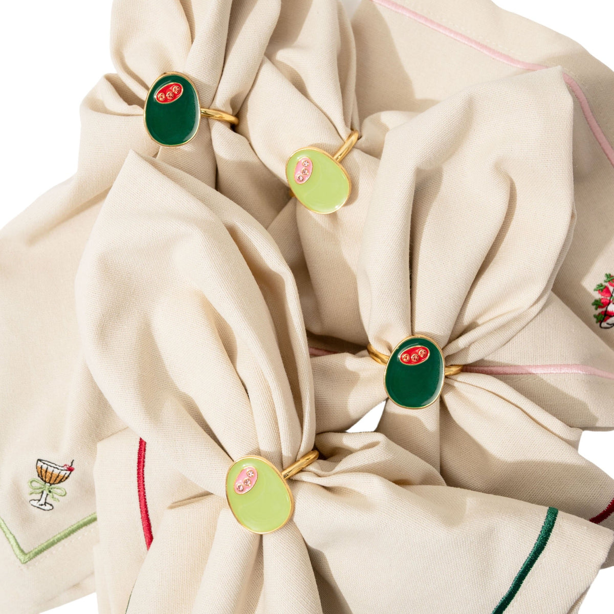 Olive You Napkin Rings