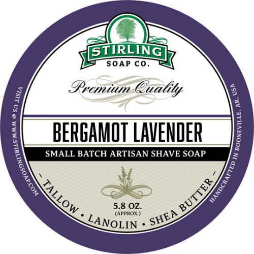 Stirling Soap Co. Bergamot Lavender Shaving Collection