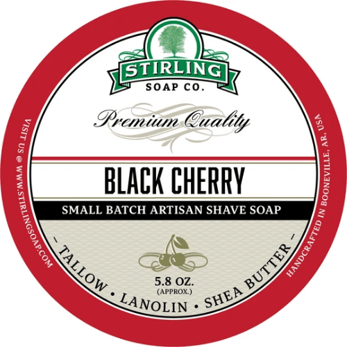 Stirling Soap Co. Black Cherry Shaving Collection