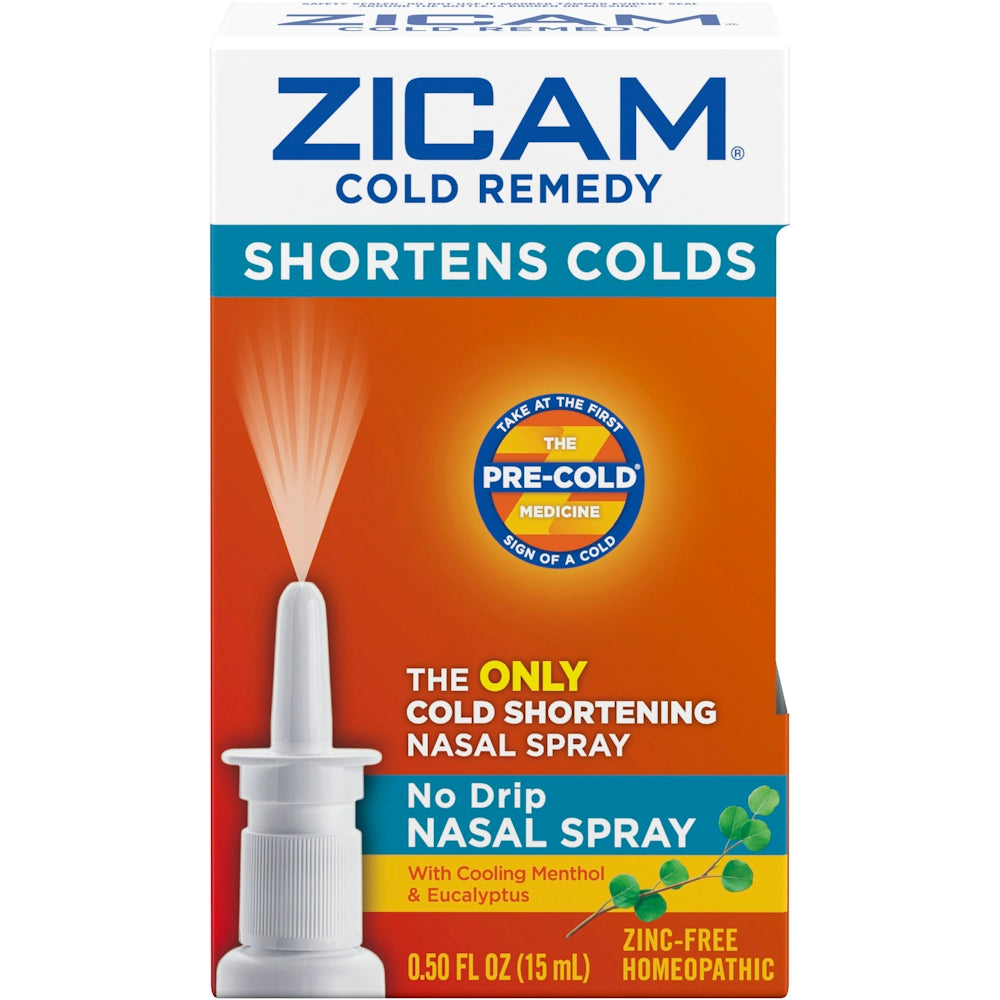 Zicam Cold Remedy, No Drip Nasal Spray, 0.50 Fl Oz (15 Ml)