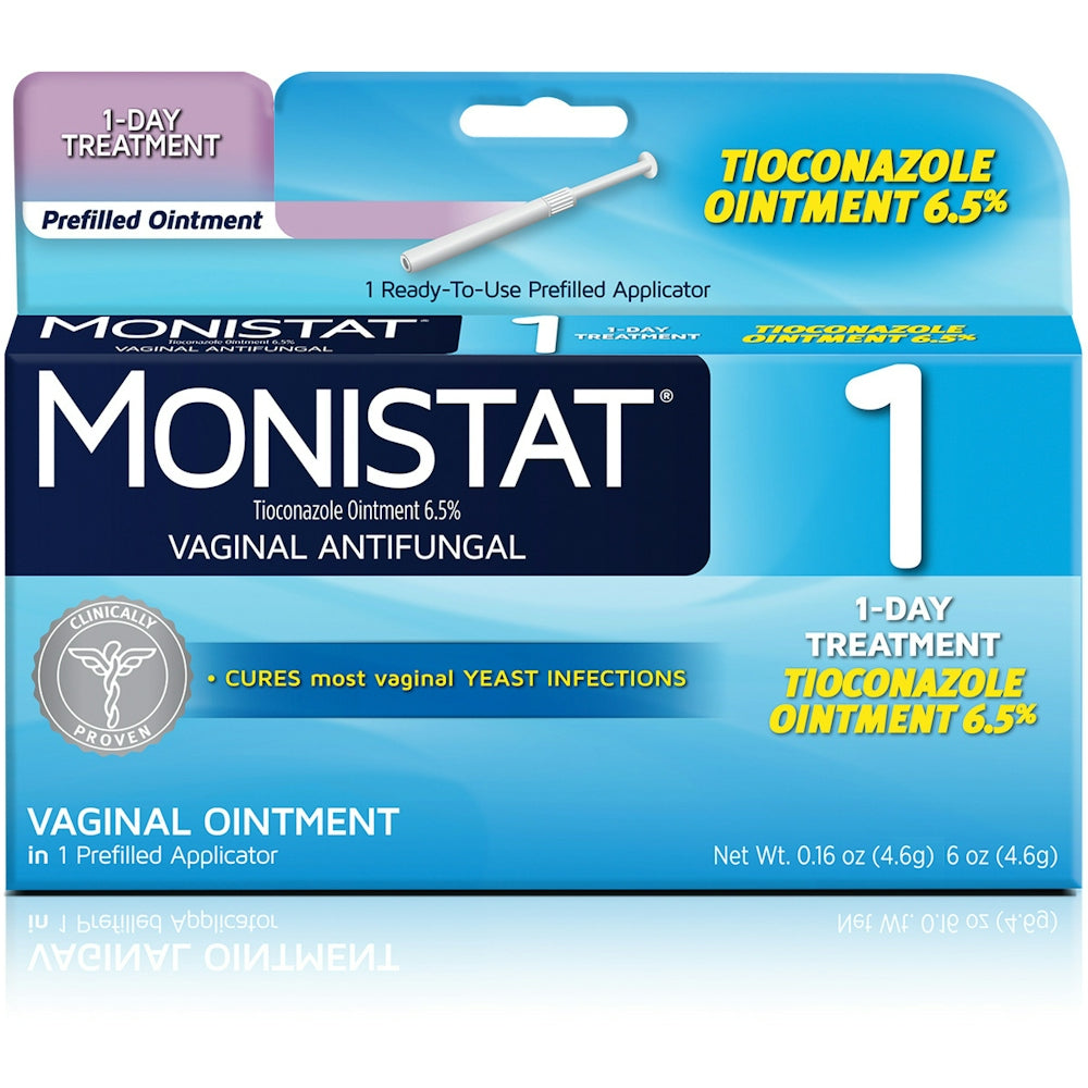 Monistat 1 Day Vaginal Antifungal Prefilled Applicator