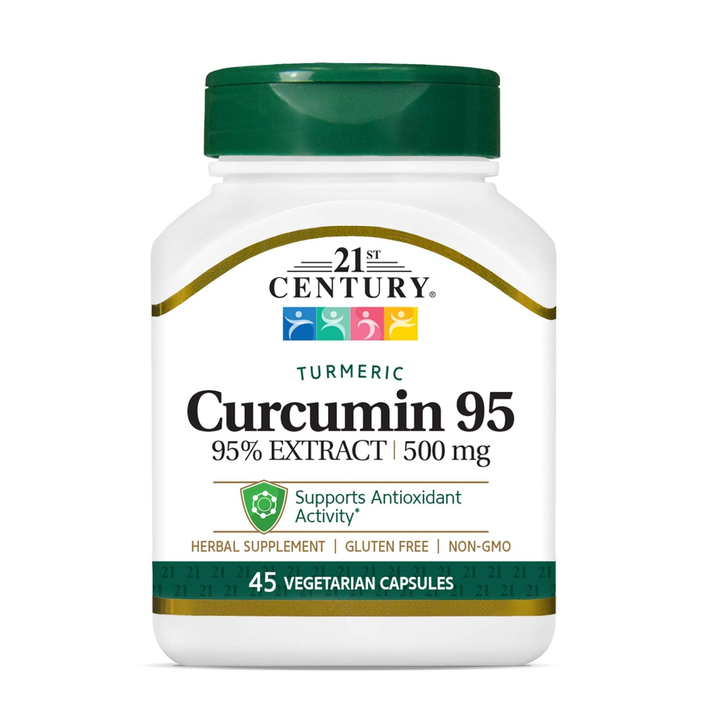 21st Century Curcumin 95, 500 Mg, 45 Vegetarian Capsules