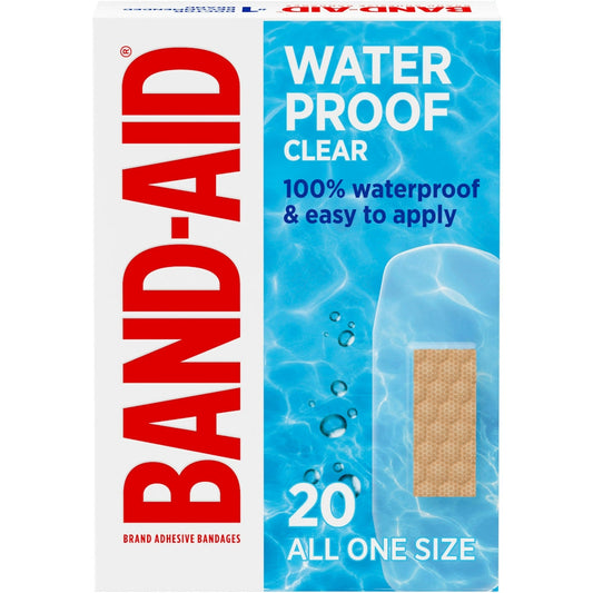 Band-Aid Brand Adhesive Waterproof Bandages - All One Size - 20ct