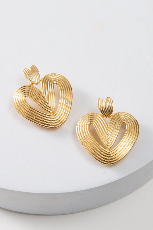 Golden Palmier Earrings