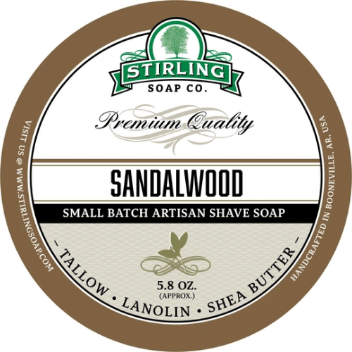 Stirling Soap Co. Sandalwood Shaving Collection