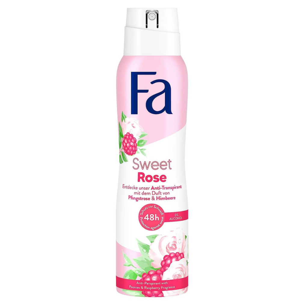 Fa Sweet Rose Deodorant Spray, 150 Ml