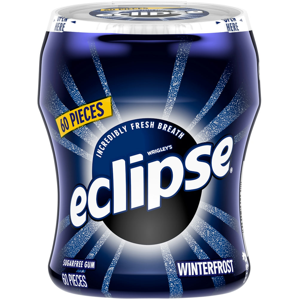 Eclipse Sugar Free Gum, Winterfrost, 60 Piece Big E Bottle