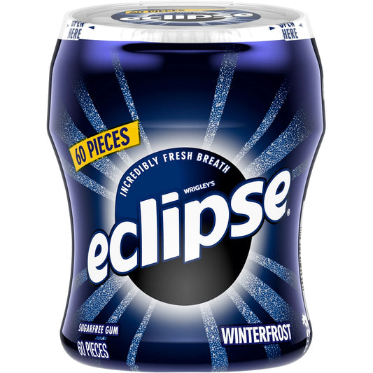 Eclipse Sugar Free Gum, Winterfrost, 60 Piece Big E Bottle