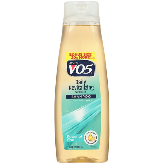 Alberto VO5 Shampoo, Daily Revitalizing, Bonus Size 15 Fl Oz
