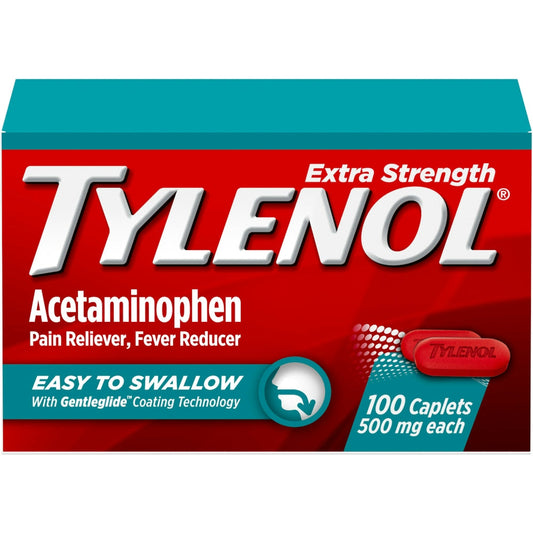 Tylenol Extra Strength Acetaminophen - Easy To Swallow Pain Reliever Caplets - 1