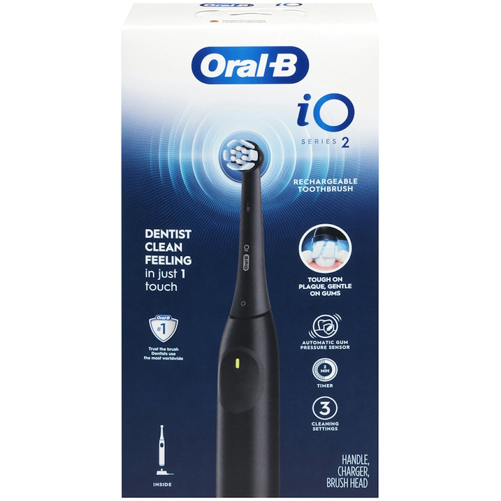Oral-B iO Rechargeable Electric Powered Toothbrush, Night Black