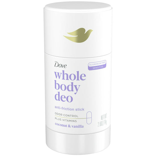 Dove Beauty Coconut & Vanilla Whole Body Deodorant Stick - 2.6oz