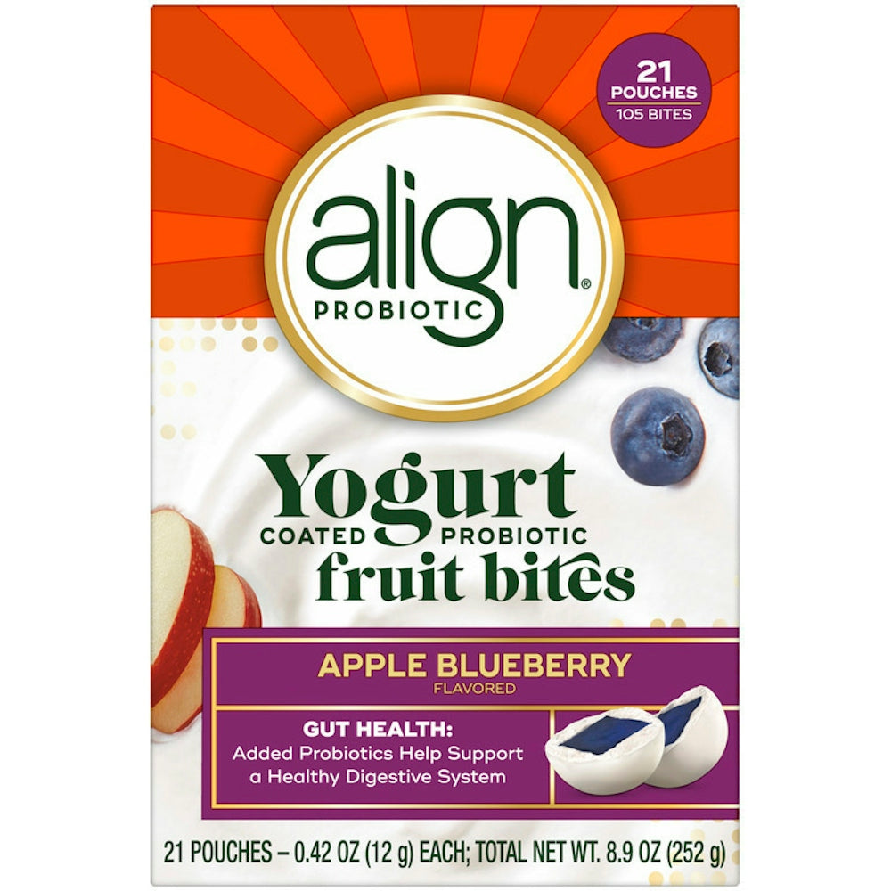 Align Probiotic, Yogurt Coated Probiotic Fruit Bites - 21 Pouches