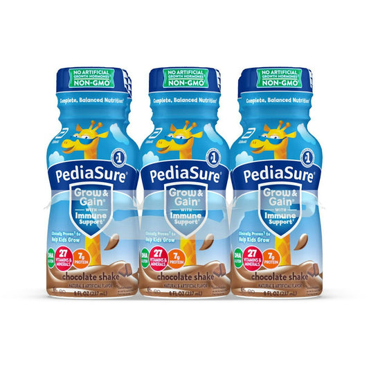 PediaSure Grow & Gain Kids Nutritional Shake Chocolate Ready-to-Drink 8 Fl Oz Bottles