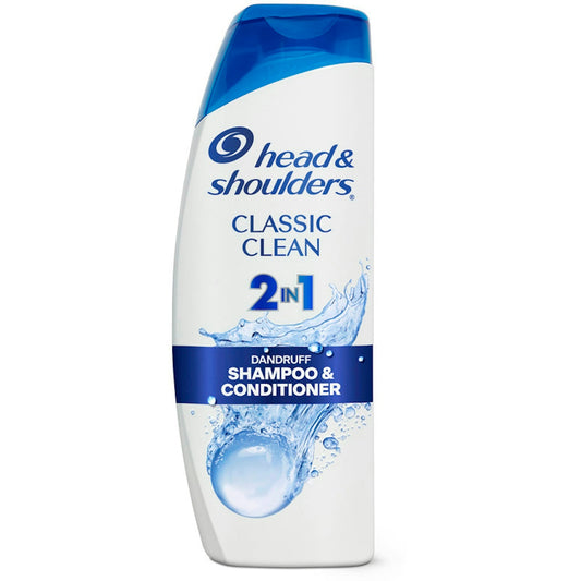 Head & Shoulders Classic Clean 2 In 1 Dandruff Shampoo Conditioner 12.5 Fl Oz