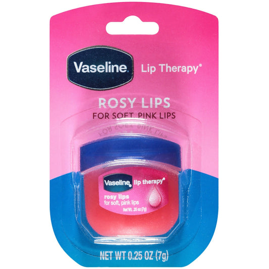 Vaseline Lip Therapy Balm Mini, 0.25 OZ, Rosy Lips