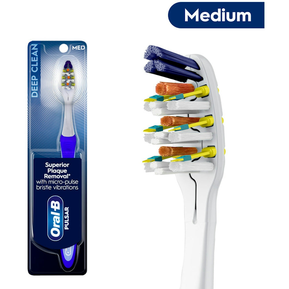 Oral-B Vibrating Pulsar Expert Clean Medium Toothbrush Battery