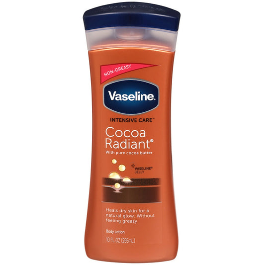 Vaseline Intensive Care Cocoa Radiant Body Lotion, 10 Fl Oz
