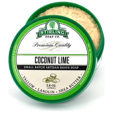 Stirling Soap Co. Coconut Lime Shaving Collection