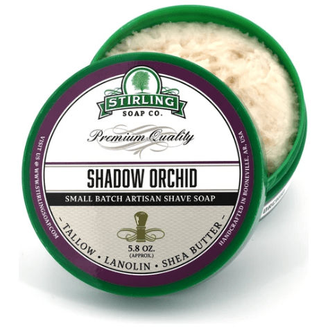 Stirling Soap Co. Shadow Orchid Shaving Collection