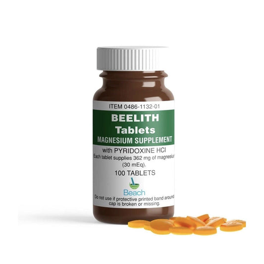 Beelith Beach Pharma With Magnesium And Pyridoxine Hcl - 100 Tablets