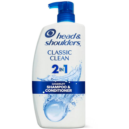 Head & Shoulders 2 In 1 Dandruff Shampoo Conditioner, Classic Clean 28.2 Ounce