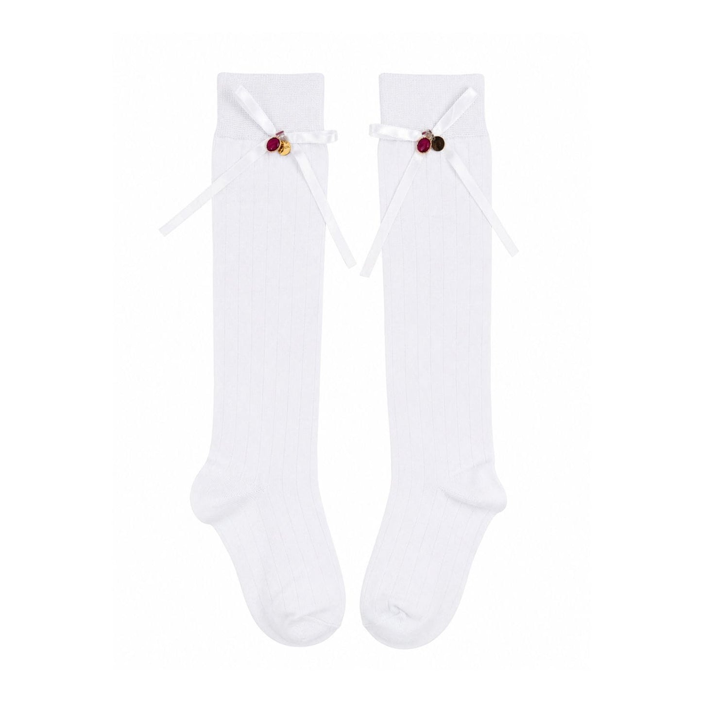 Ruby Royale Bow Socks