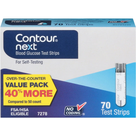 Contour Next, Blood Glucose Test Strips, Value Pack